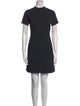 Theory Mock Neck Mini Dress