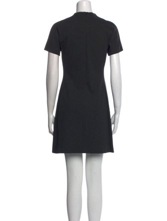 Theory Mock Neck Mini Dress