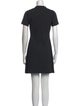 Theory Mock Neck Mini Dress