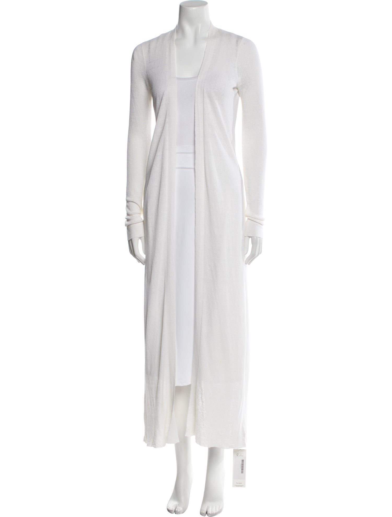 Theory Linen Open Front Sweater