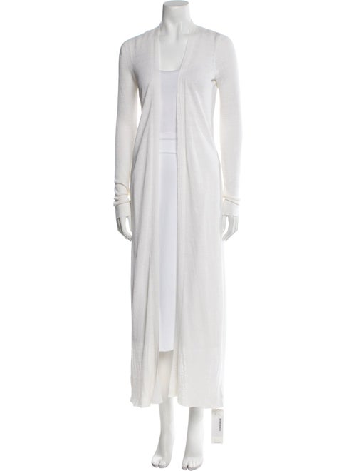 Theory Linen Open Front Sweater