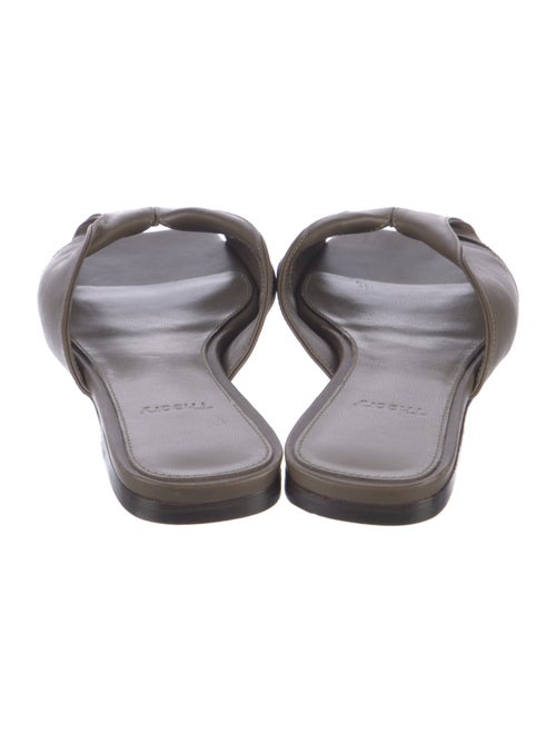 Theory Leather Slides