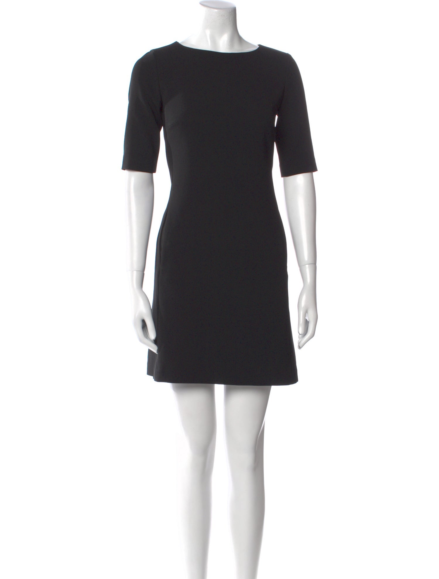 Theory Bateau Neckline Mini Dress