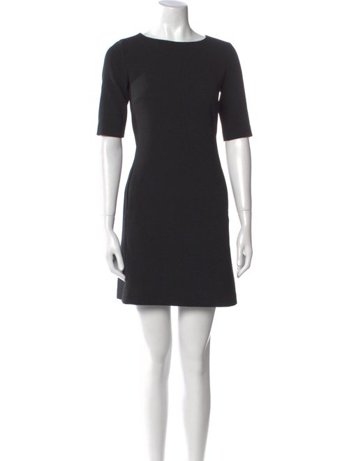 Theory Bateau Neckline Mini Dress