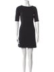 Theory Bateau Neckline Mini Dress