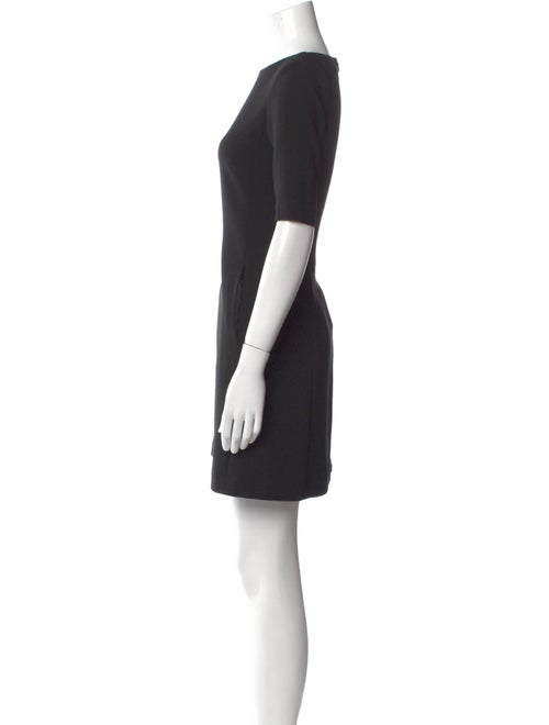 Theory Bateau Neckline Mini Dress