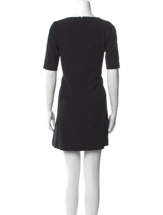 Theory Bateau Neckline Mini Dress