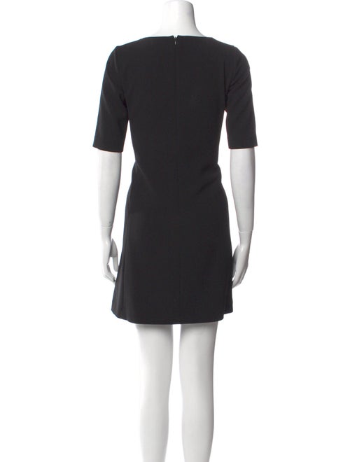 Theory Bateau Neckline Mini Dress