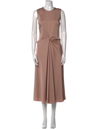 Theory Crew Neck Long Dress