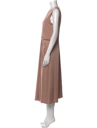 Theory Crew Neck Long Dress