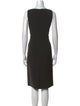 Theory Bateau Neckline Knee-Length Dress