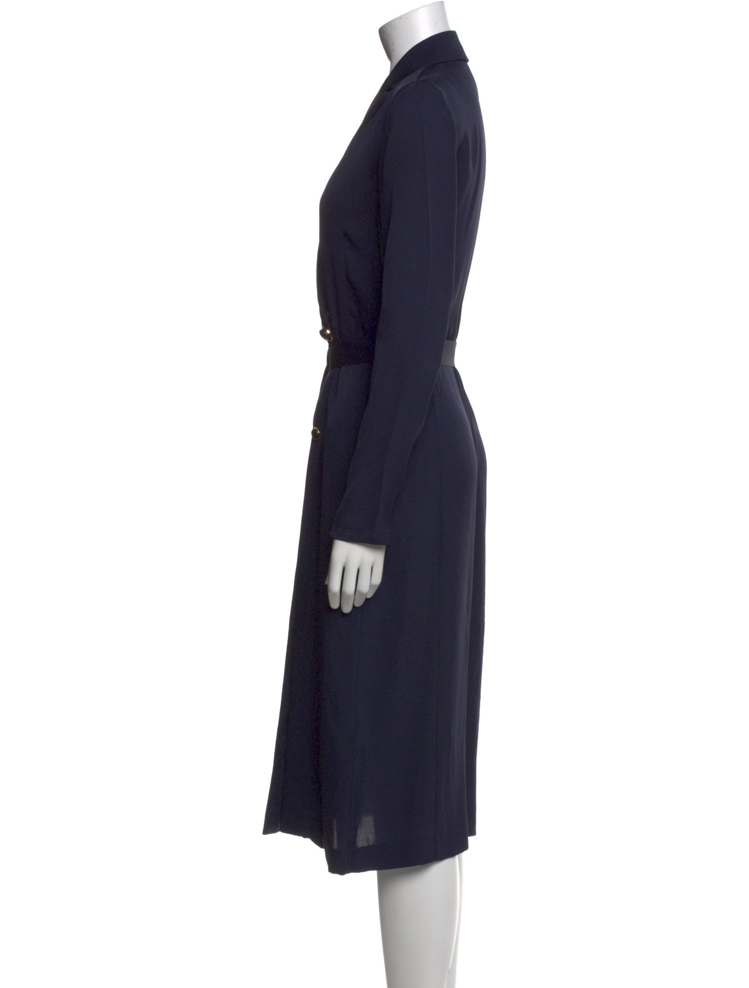 Theory Silk Midi Length Dress