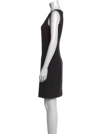 Theory Bateau Neckline Mini Dress