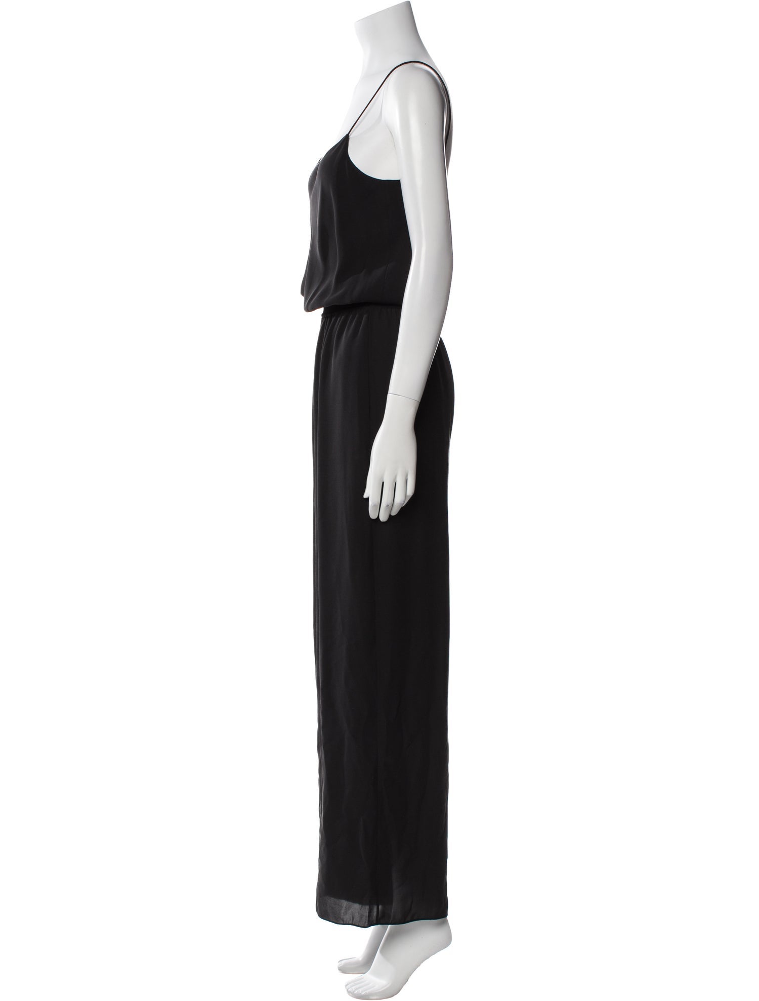 Theory Silk Scoop Neck Jumpsuit