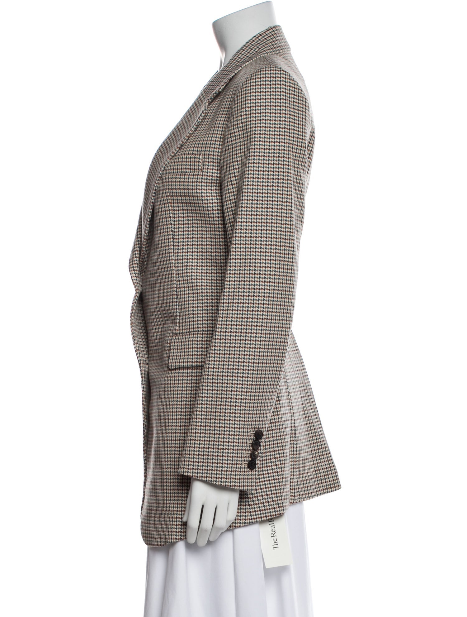 Theory Plaid Print Blazer w/ Tags