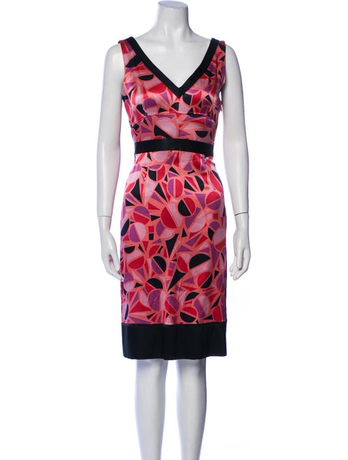 Theory Printed Knee-Length Dress