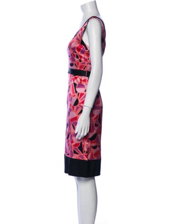 Theory Printed Knee-Length Dress