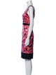 Theory Printed Knee-Length Dress
