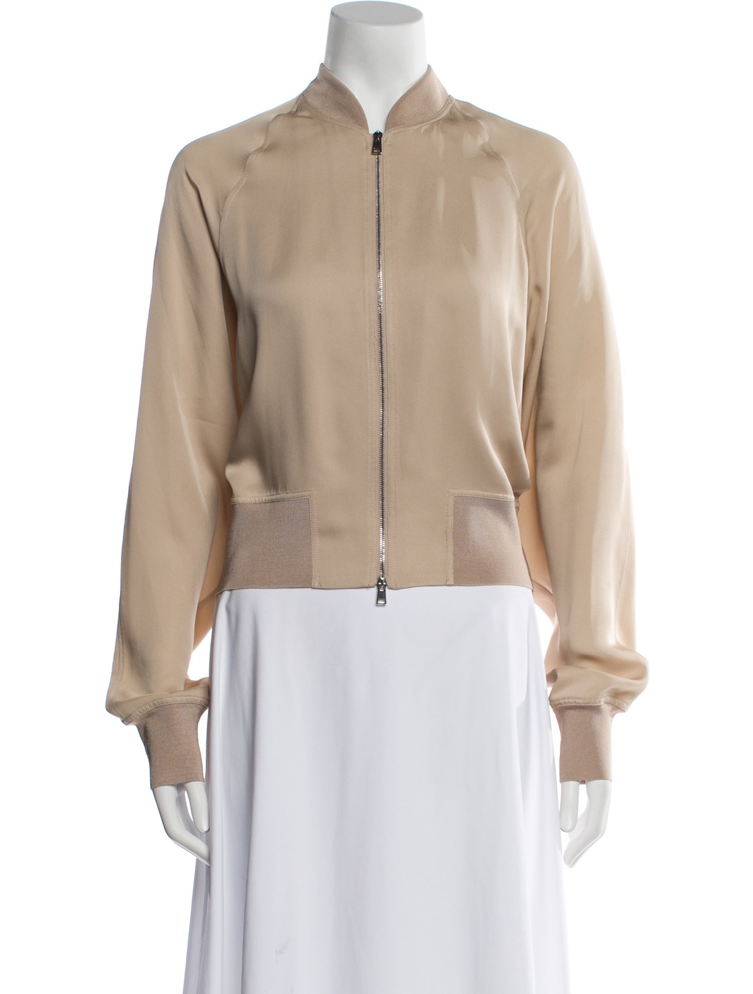 Theory Silk Bomber Jacket