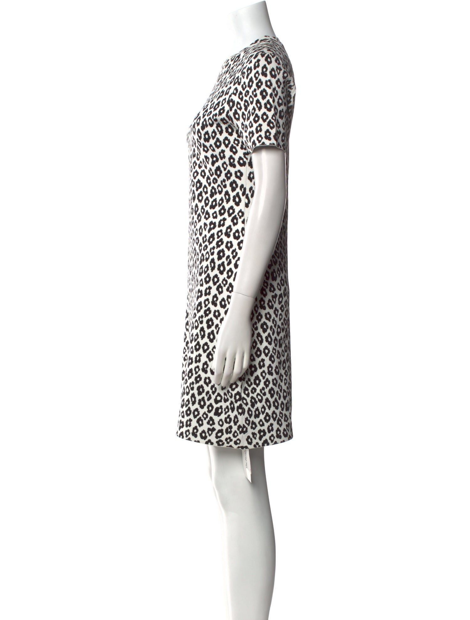 Theory Animal Print Mini Dress