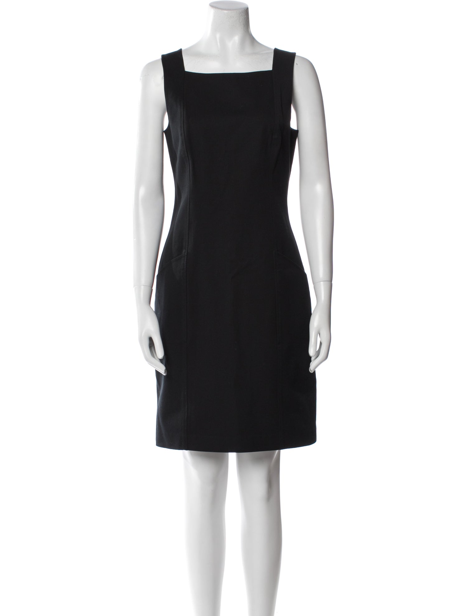 Theory Square Neckline Mini Dress