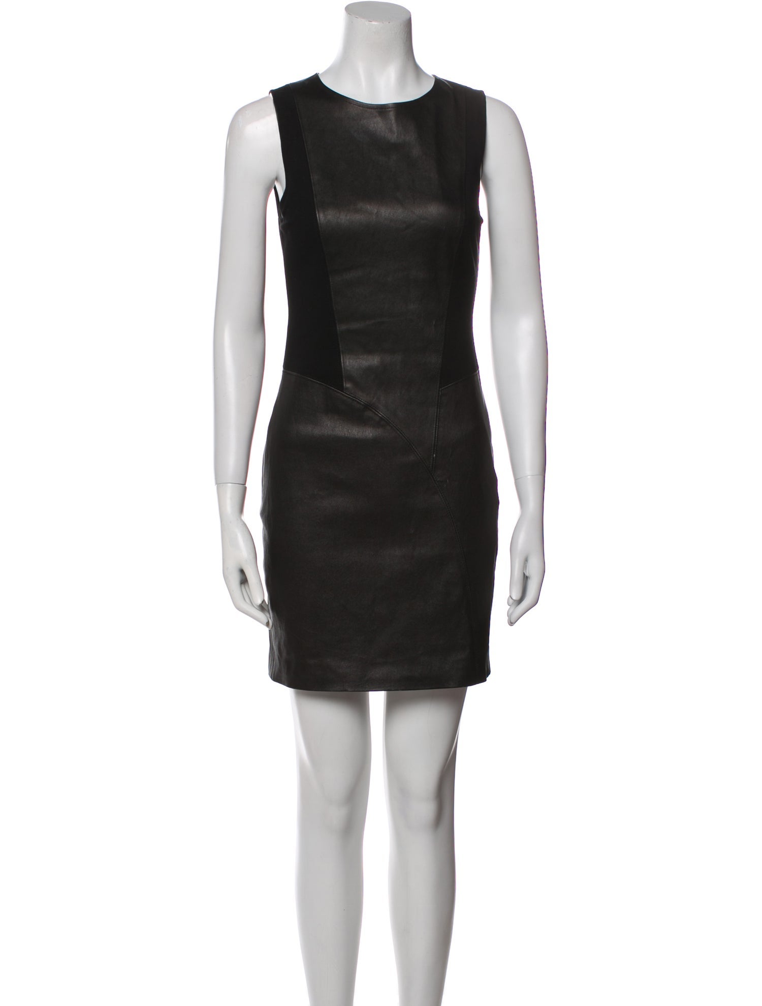 Theory Leather Mini Dress