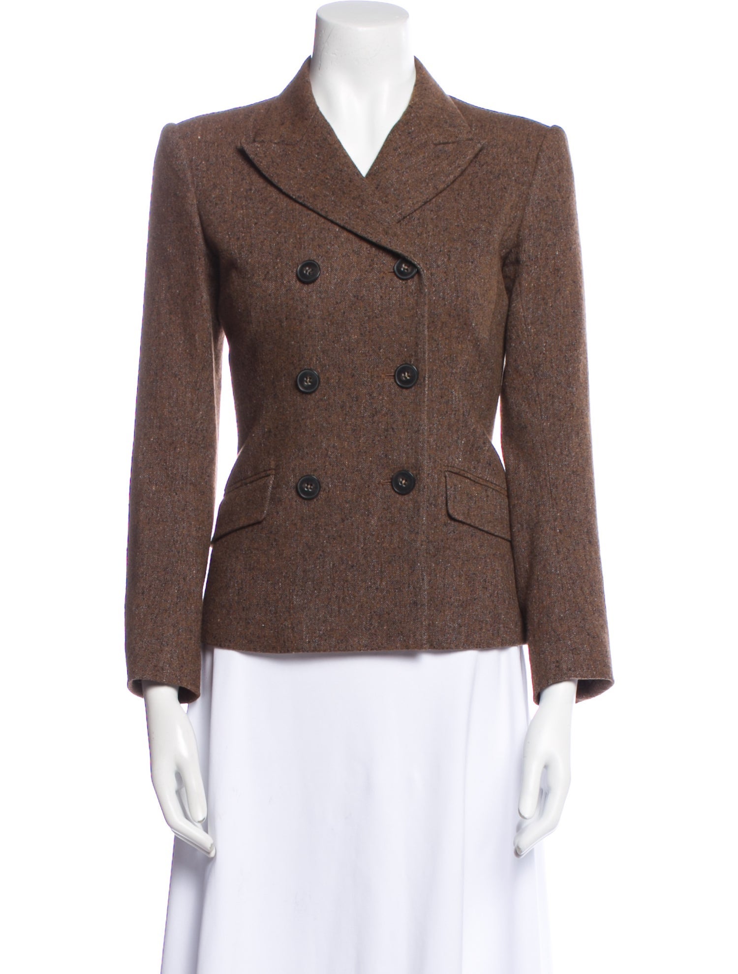 Theory Virgin Wool Plaid Print Blazer