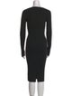 Theory Wool Midi Length Dress
