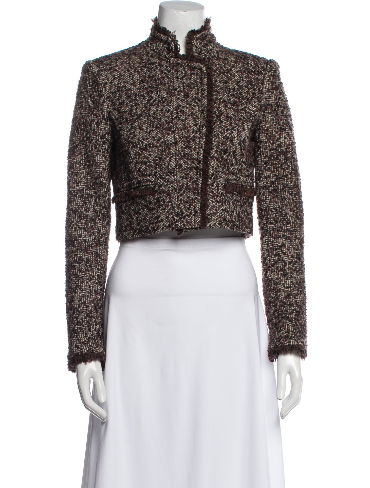 Theory Wool Tweed Pattern Evening Jacket w/ Tags