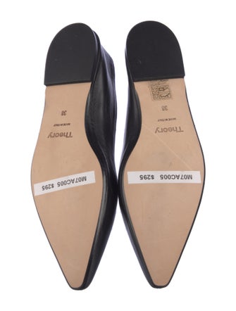 Theory Leather Flats
