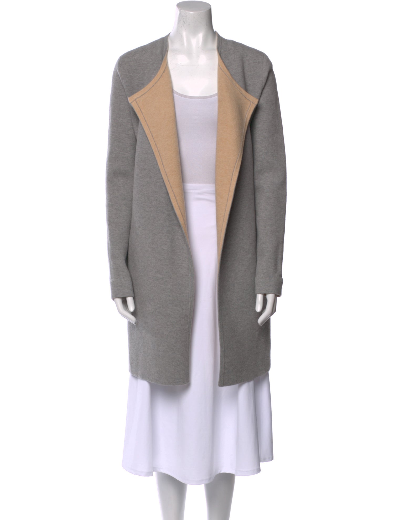 Theory Printed Open Front Sweater