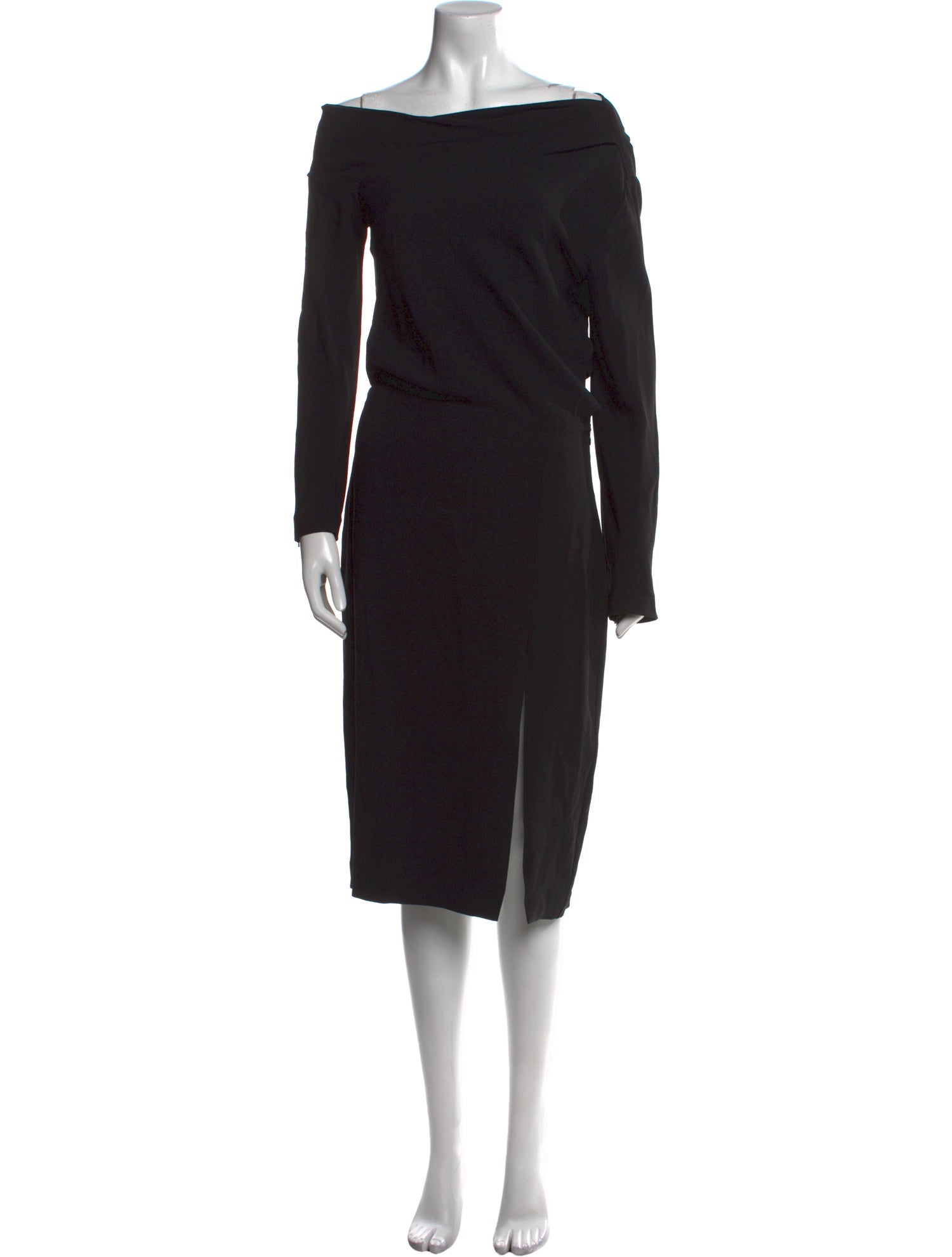 Theory Bateau Neckline Midi Length Dress