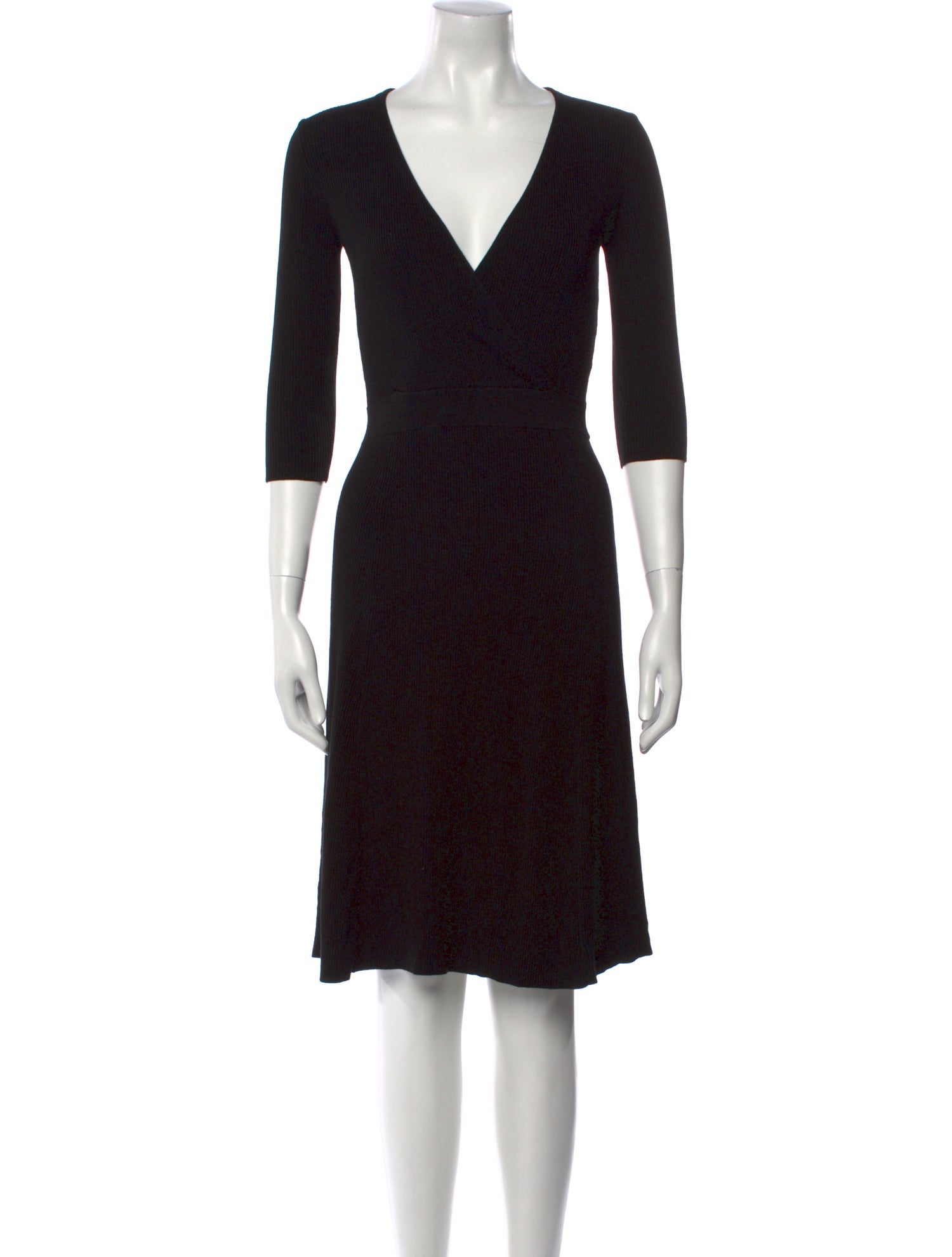 Theory V-Neck Knee-Length Dress