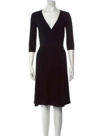 Theory V-Neck Knee-Length Dress
