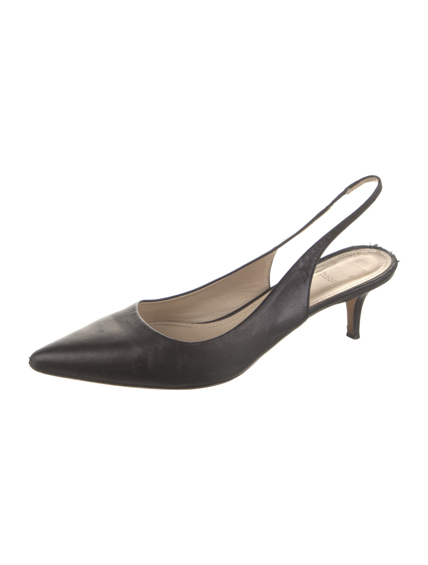 Theory Leather Slingback Pumps