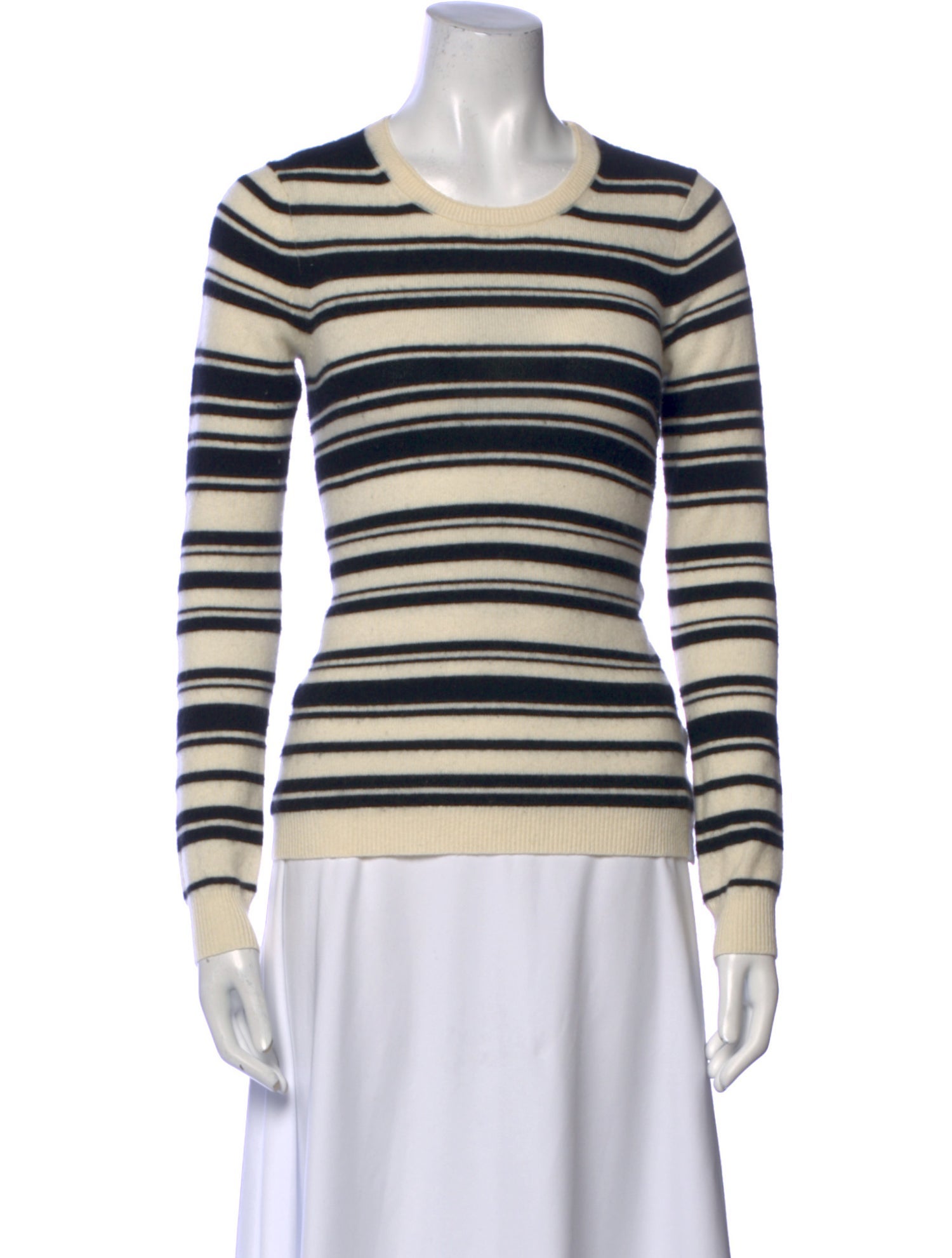 Theory Cashmere Striped Sweater