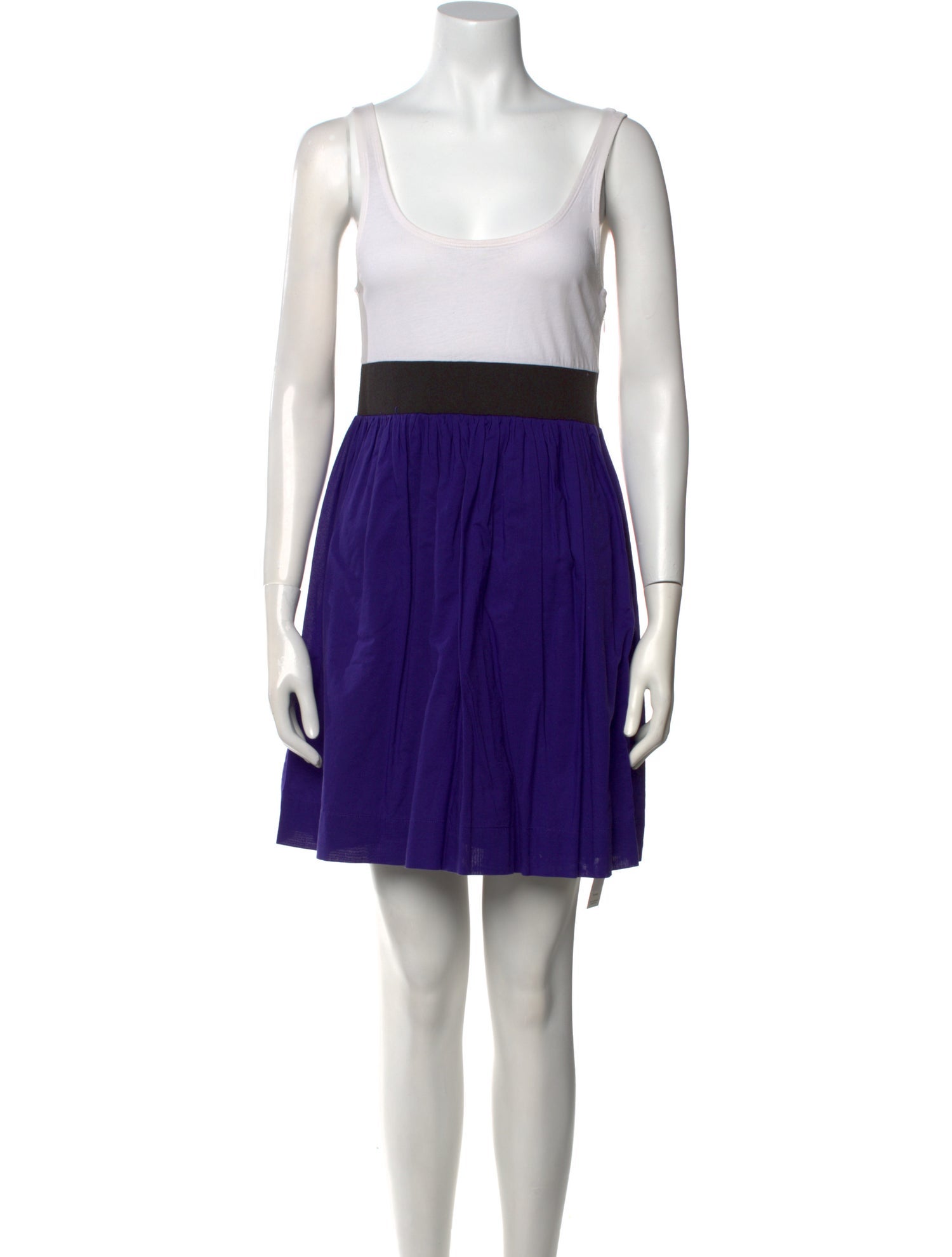 Theory Scoop Neck Mini Dress