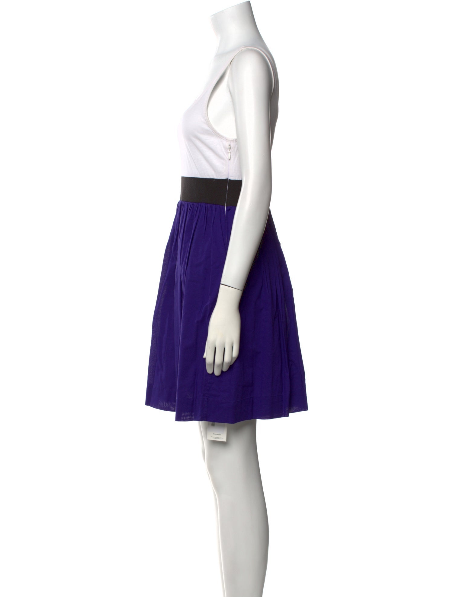 Theory Scoop Neck Mini Dress