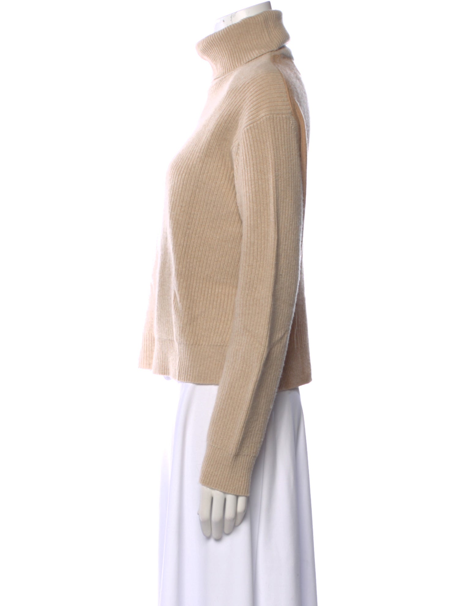 Theory Cashmere Colorblock Pattern Sweater