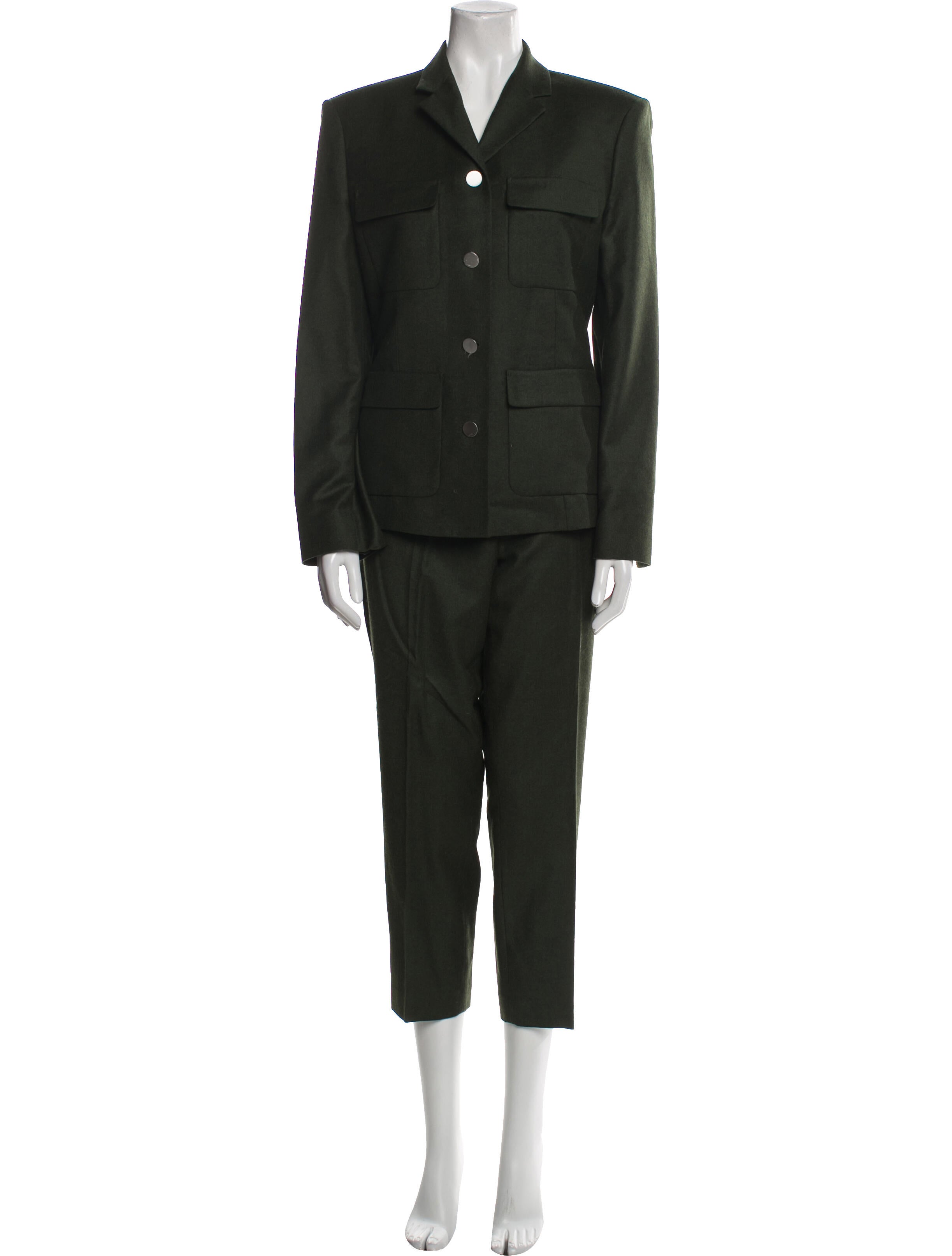 Theory Virgin Wool Pant Set