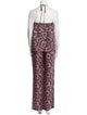 Theory Silk Printed Pant Set