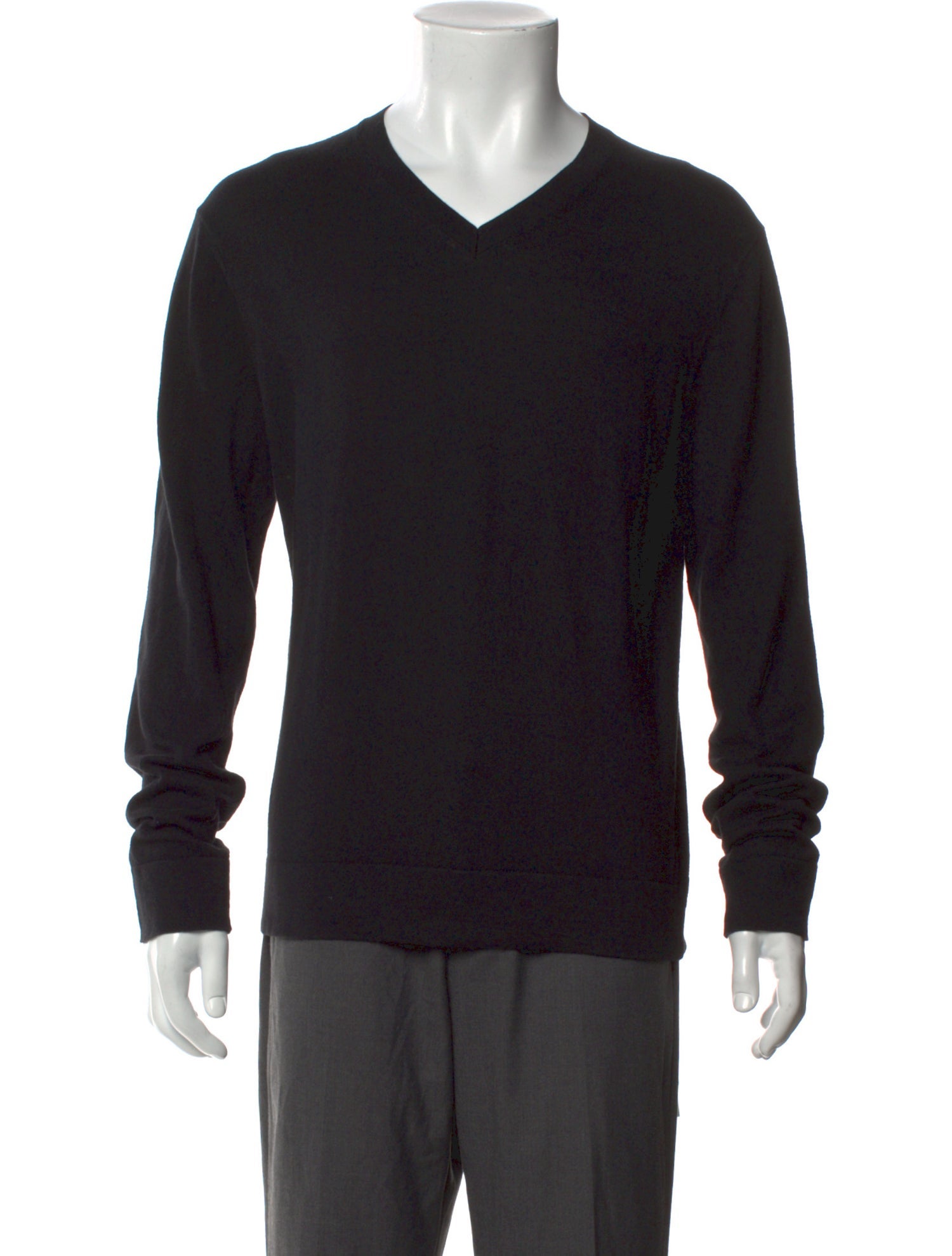 Theory V-Neck Long Sleeve Pullover