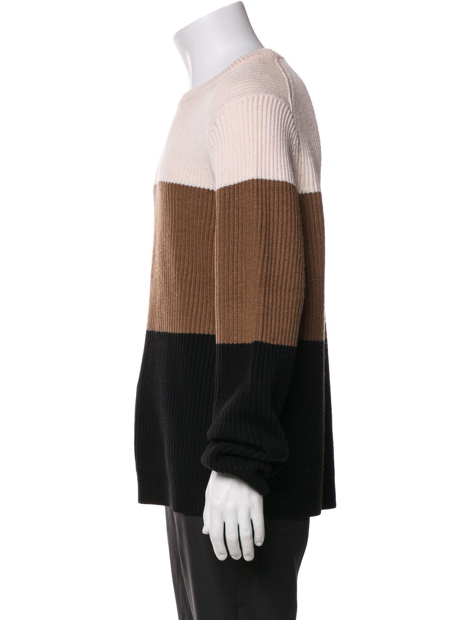 Theory Merino Wool Colorblock Pattern Pullover