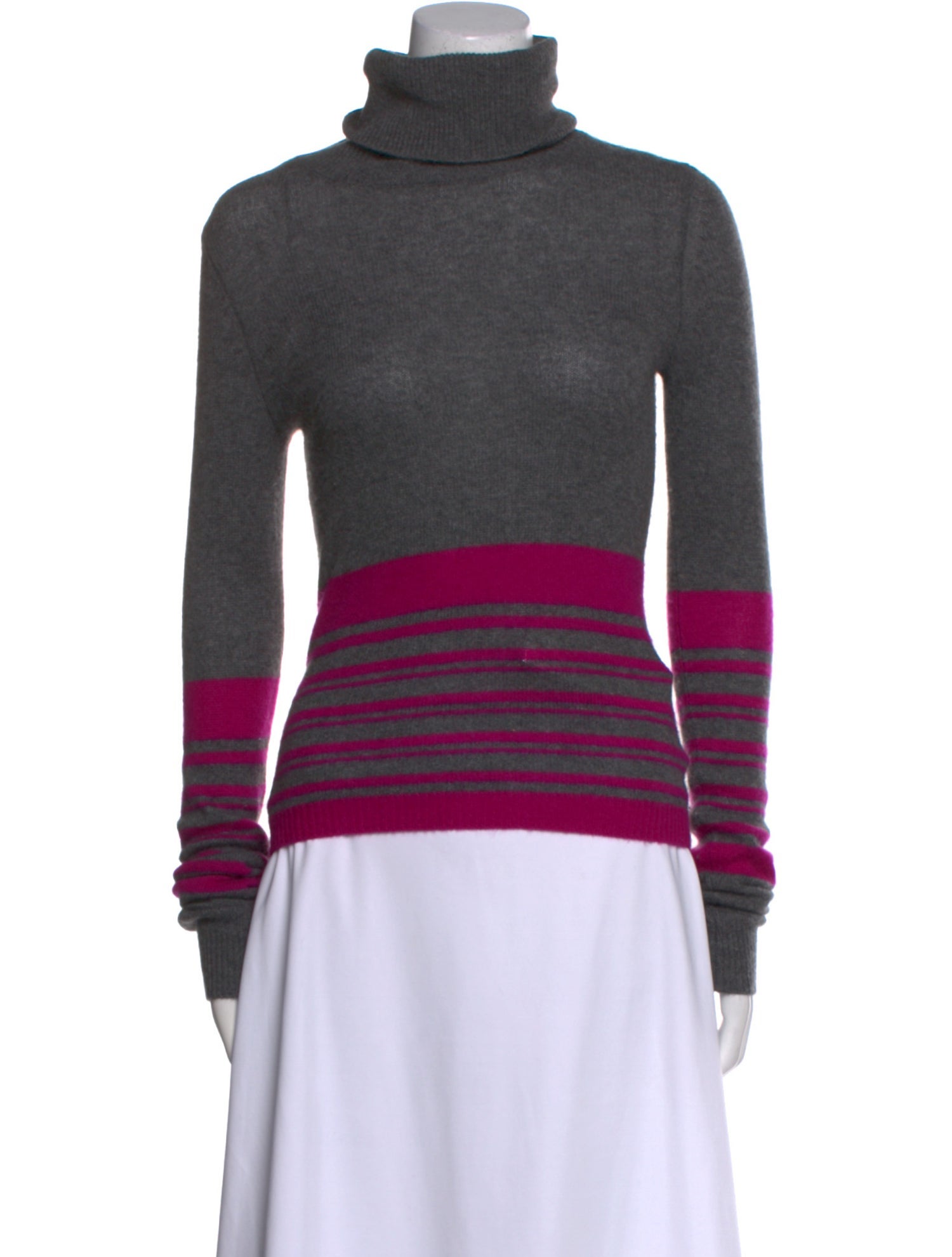 Theory Cashmere Striped Sweater