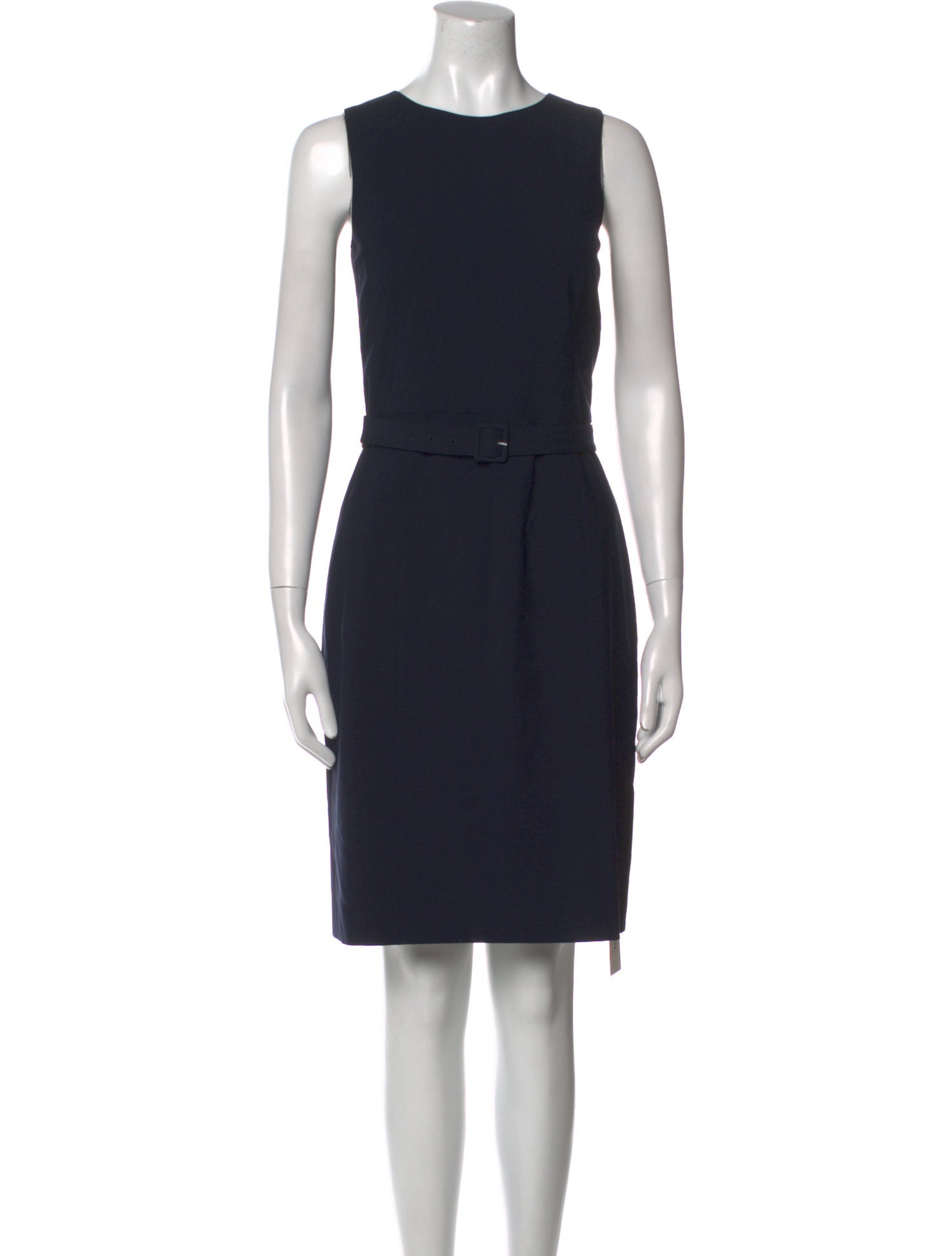 Theory Virgin Wool Knee-Length Dress