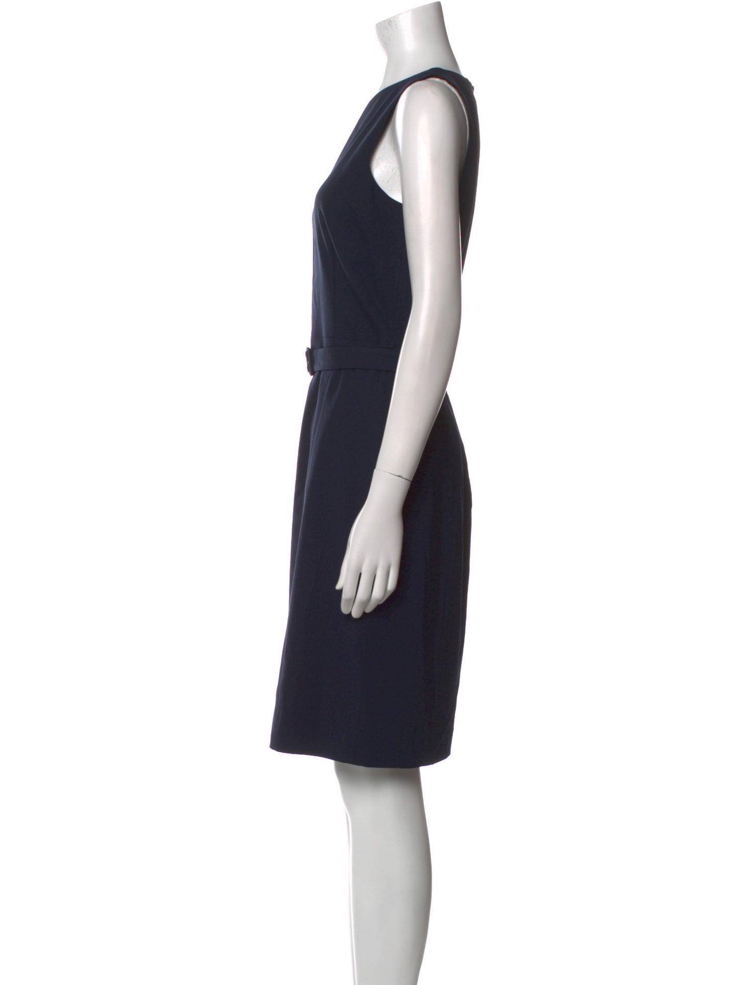 Theory Virgin Wool Knee-Length Dress