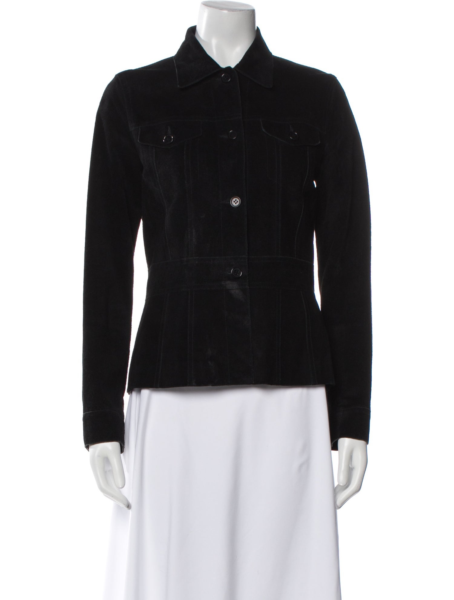 Theory Leather Denim Jacket