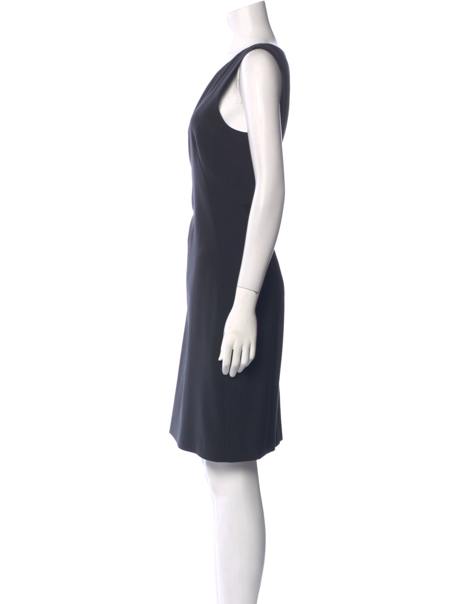 Theory Bateau Neckline Mini Dress