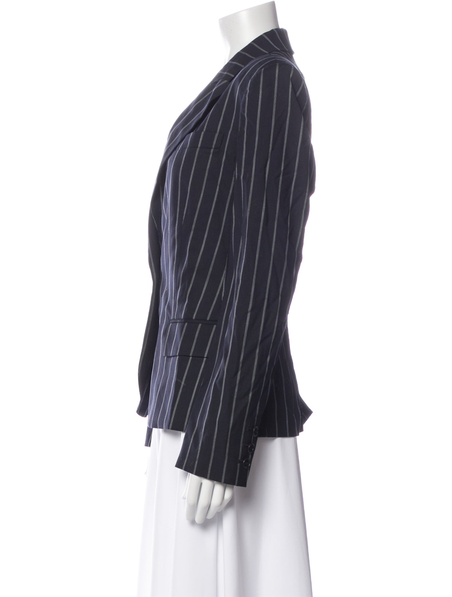 Theory Wool Striped Pantsuit