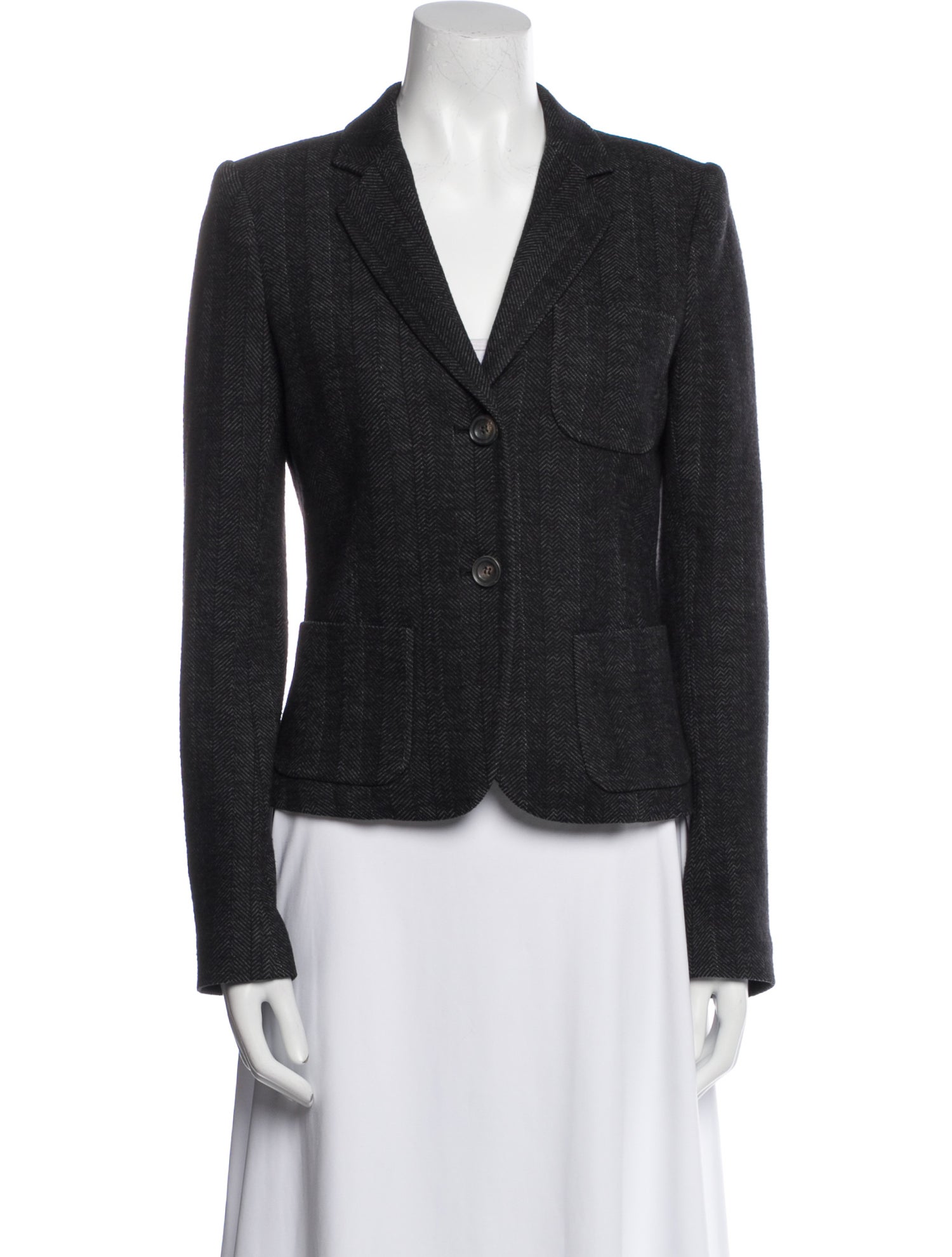 Theory Virgin Wool Printed Blazer